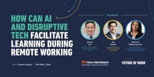 How can AI and disruptive tech facilitate learning during remote working